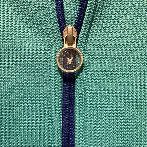 Spyder Girl's Endure Stryke Full Zip Jacket XL 18 Baltic Blue Pockets Polyester - Picture 13 of 13